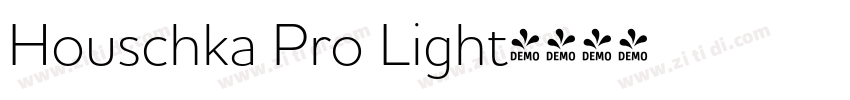 Houschka Pro Light字体转换